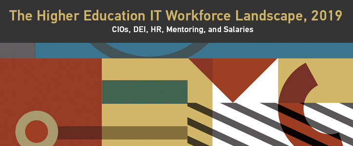 The Higher Education IT Workforce Landscape, 2019: CIO, DEI, HR, Mentoring, and Salaries.