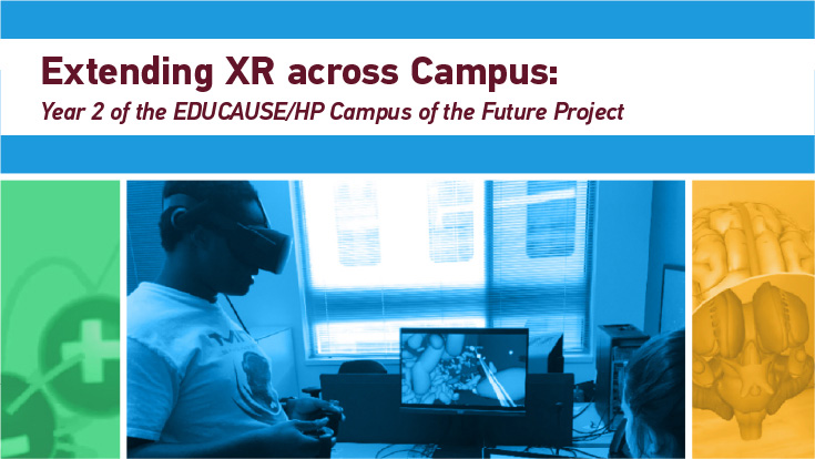 Extending XR across campus: Year 2 of the EDUCAUSE/HP Campus of the Future Project