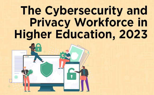 The Cybersecurity and Privacy Workforce in Higher Education, 2023